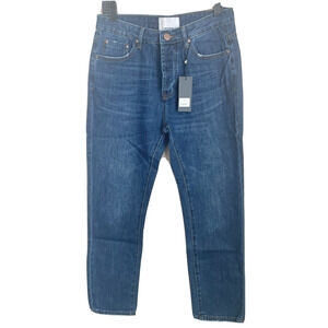 One Teaspoon Mens Mr Classics Bluemoon Rigid Straight Button Fly Denim Size 31R